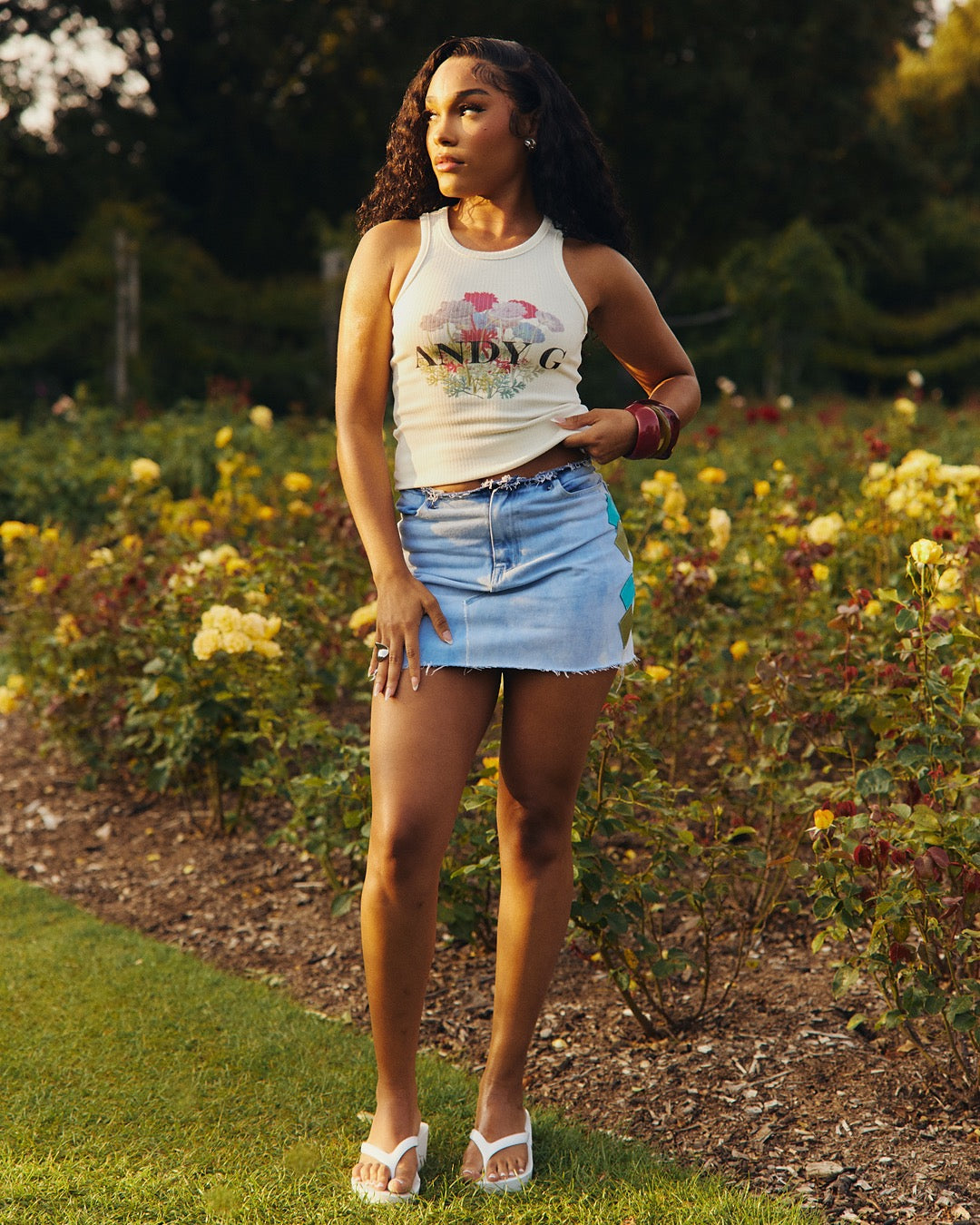 Andy G women floral vest