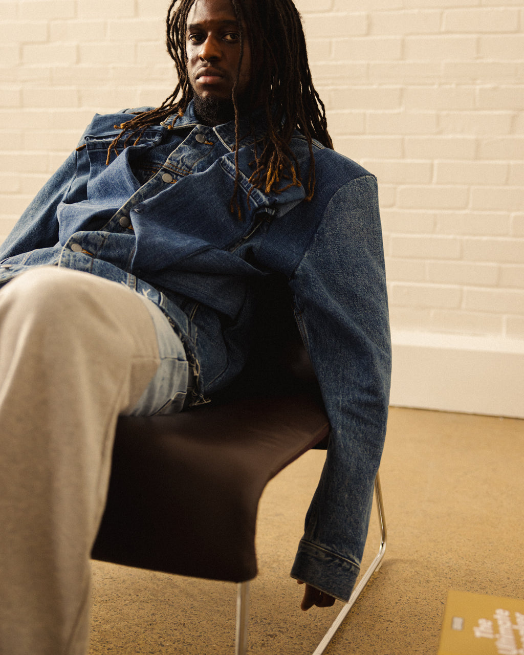 Andy G Double sleeve denim jacket