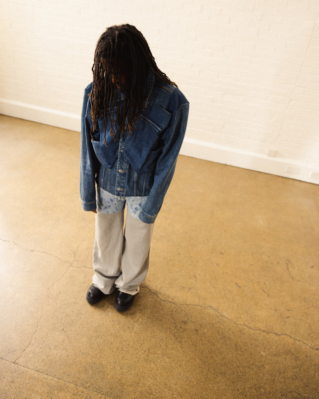 Andy G Double sleeve denim jacket