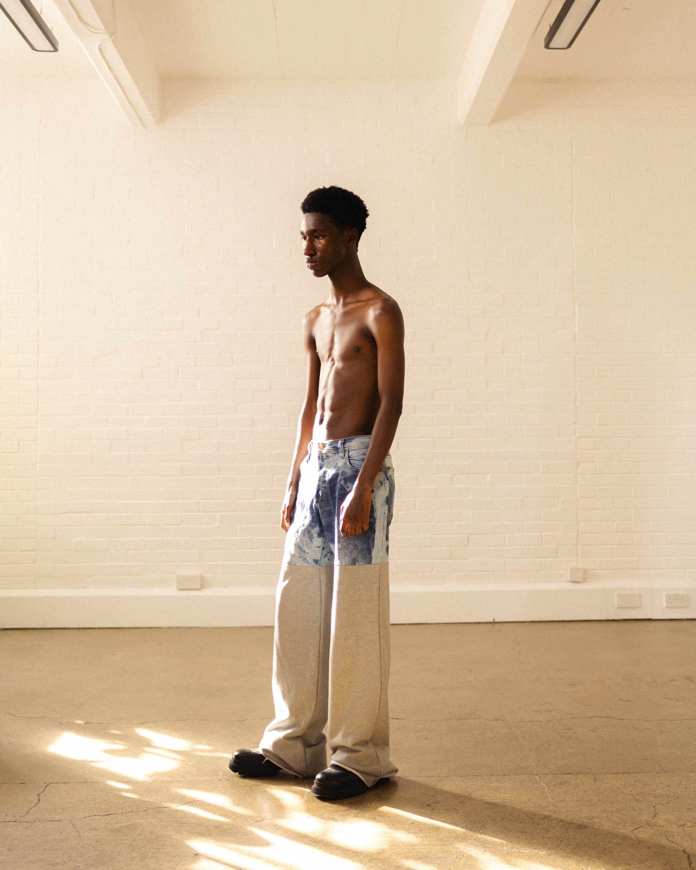 Andy G denim sweatpants